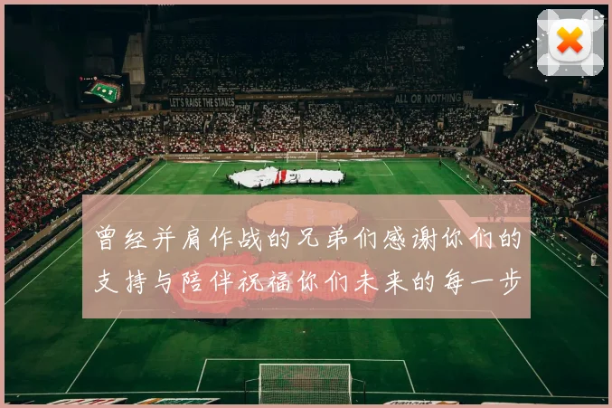 曾经并肩作战的兄弟们感谢你们的支持与陪伴祝福你们未来的每一步
